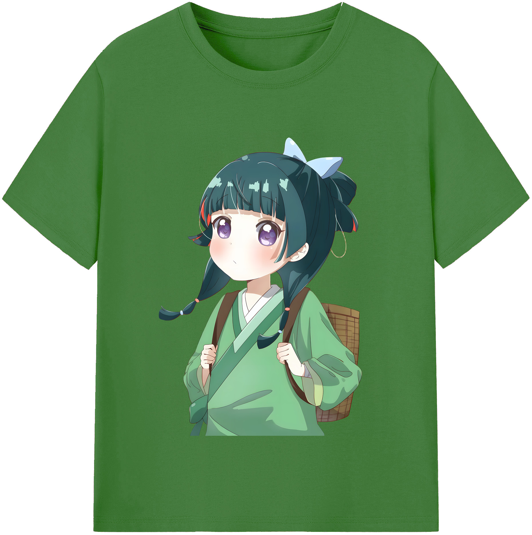 （画像用） 薬屋のひとりごと The Apothecary Diaries レディースカジュアルプリントTシャツ（綿100％）